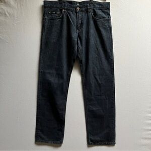 BOSS Hugo Boss Maine1 Regular Fit Dark Wash 100% Cotton Jeans Mens 36
